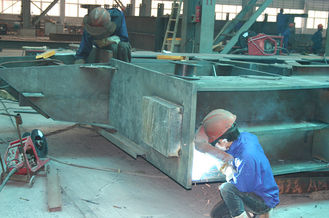 Chine Cadres de bâtiments d'acier de construction fabriqués par la coupure, forage, soudant fournisseur