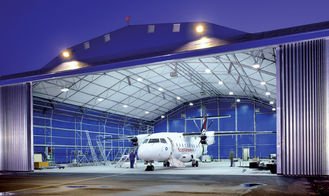 Chine Botte de tuyau construite par bâtiments en acier Longevous de hangar d'avions de systèmes de toit fournisseur