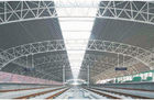 Chine Bâtiments en acier industriels modernes préfabriqués, botte de tube de gare ferroviaire de grande envergure usine