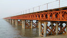 Chine L&#039;OEM/le pont en acier modulaire/contrat soudure faite sur commande ont préfabriqué le pont de Bailey usine