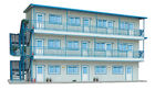 Chine Chambre en acier préfabriquée portative de Recyling de couche de deux/trois pour la résidence provisoire usine