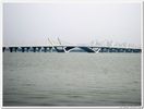 Chine L&#039;immersion chaude faite sur commande Galvanized Pré-a machiné le pont de Bailey préfabriqué d&#039;acier de construction usine