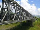 Chine Pont de Bailey préfabriqué galvanisé, de peinture et de meulage électrique d&#039;acier de construction usine