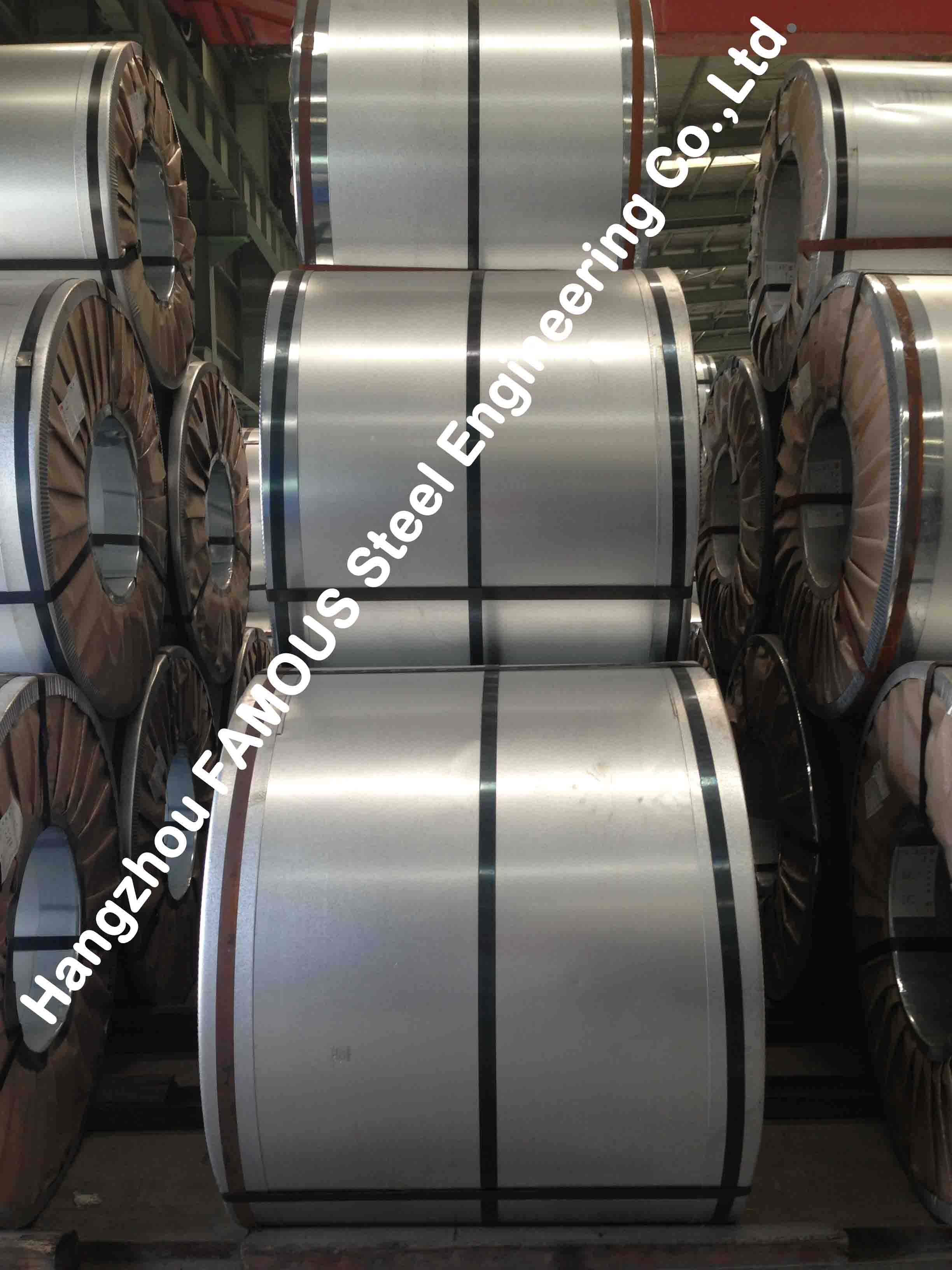 Bobine en acier galvanisée ridée par ASTM de tôle d'acier pour l'entrepôt
