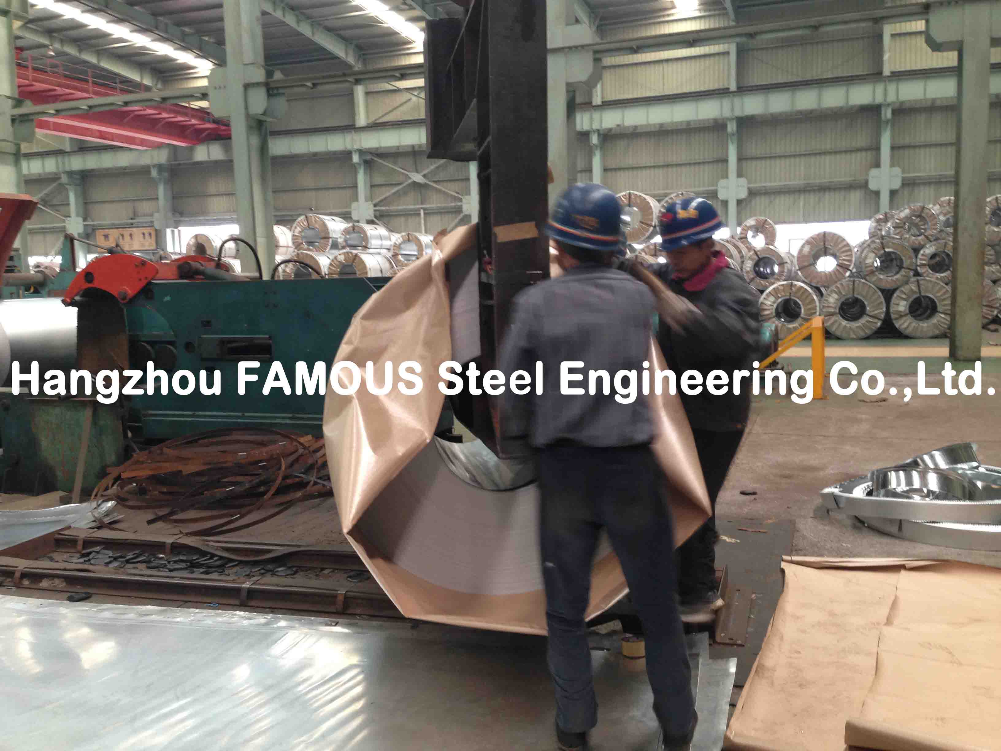 Bobine en acier galvanisée ridée par ASTM de tôle d'acier pour l'entrepôt