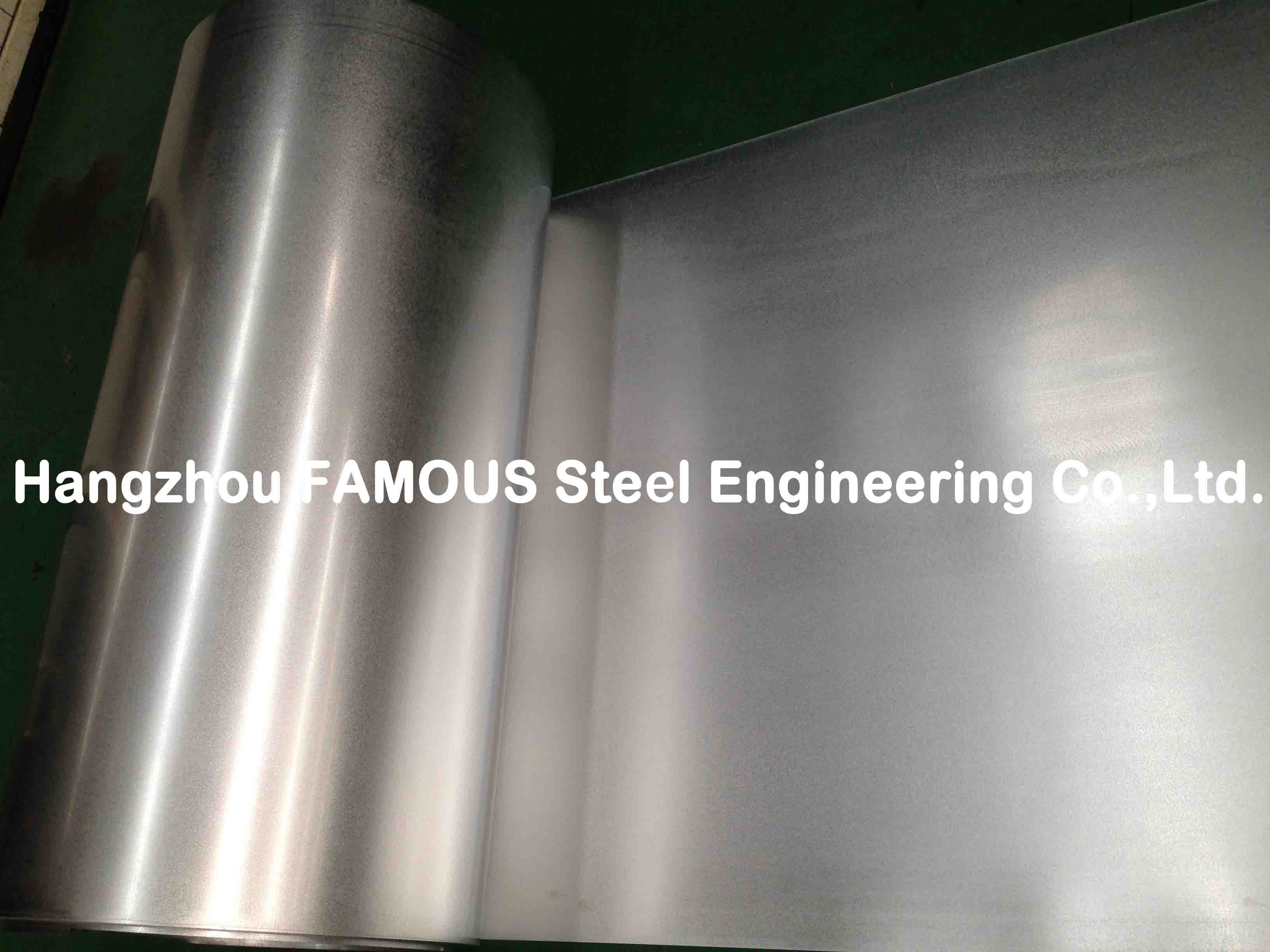Bobine en acier galvanisée à chaud ASTM 755 pour la tôle d'acier ondulée
