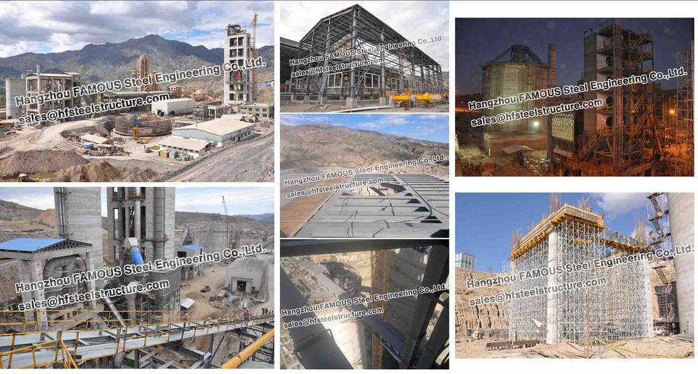 Usine industrielle de ciment de la Bolivie de fabrications d'acier de construction